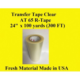 Rtape 1 Roll 24" x 300 ft  Application Transfer Tape Clear  Vinyl Signs R TAPE