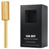BESSIE Leahbit Golden Barrel M Nail Drill Bit, 1 Piece, Gold / BESSIE 리아비트 골든배럴 M 네일드릴비트, 1개, 골드