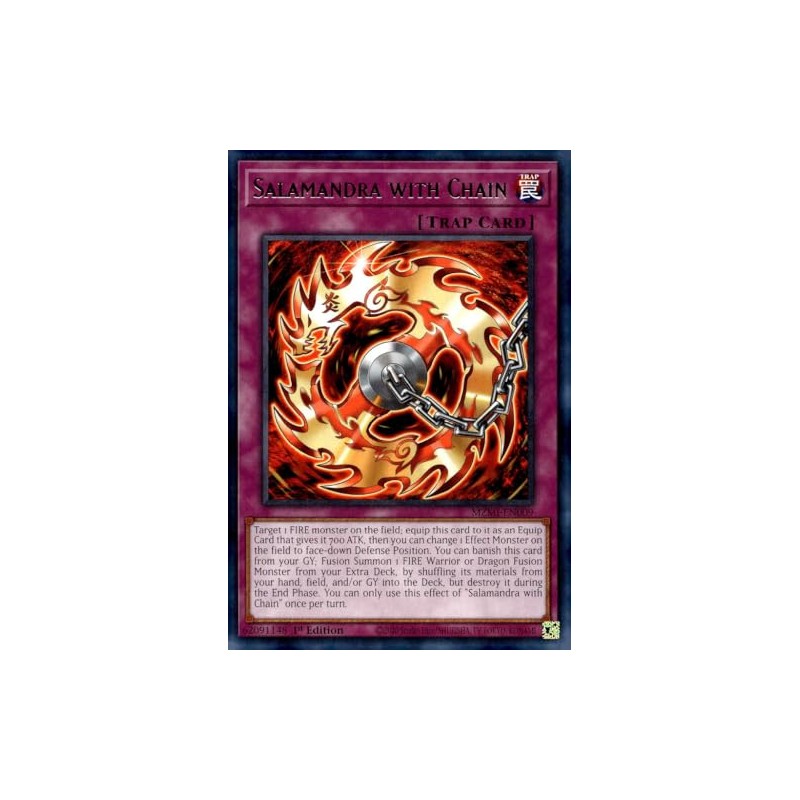 Salamandra with Chain - MZMI-EN009 - Rare - 1st Edition