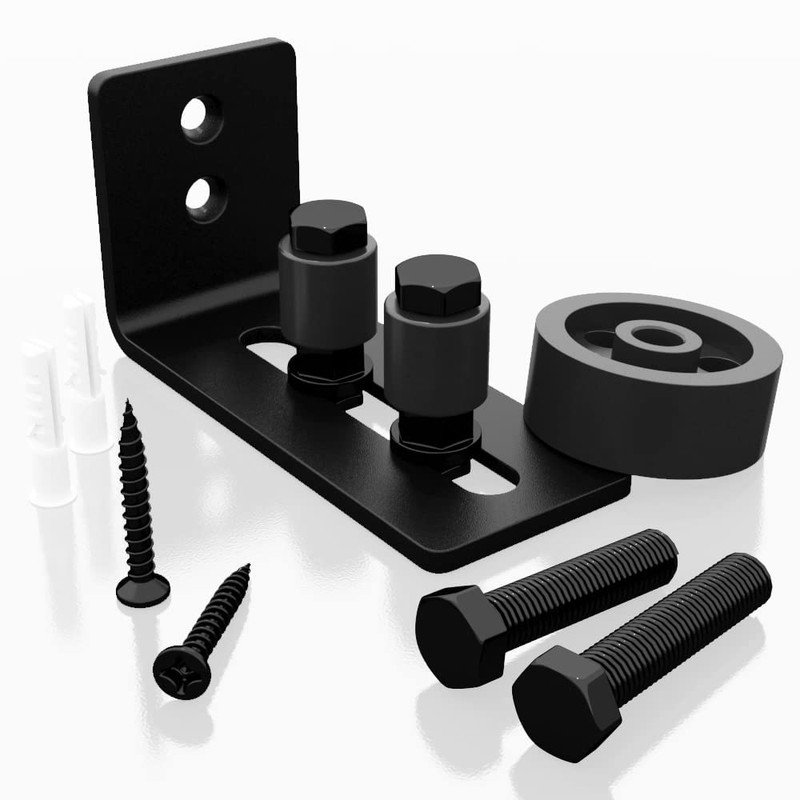 SANKEYTEW Sliding Barn Door Floor Guide for Bottom, 8 Setup