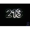 12 Inch Backlit LED House Numbers | Big, Modern lights