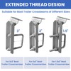 HHGKPVX 8inch Boat Trailer Bunk Brackets for 1.5" x 3",