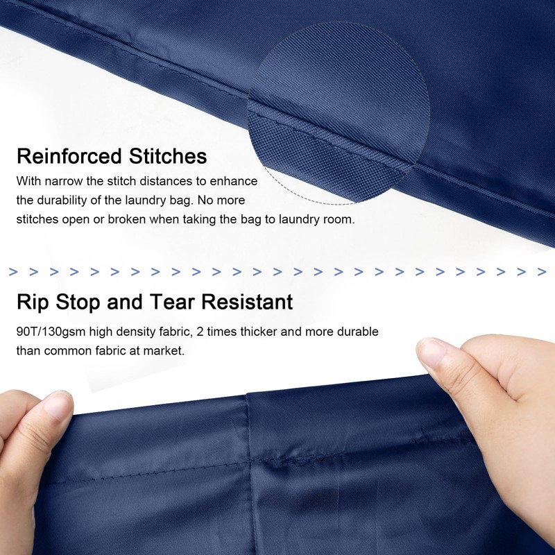Polecasa Heavy Duty Large Laundry Bag with 130gsm Tear Resistant