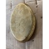 Lamp OVAL SOLID BRASS LAMP STAMPED BACKPLATE 6”LONG X 4