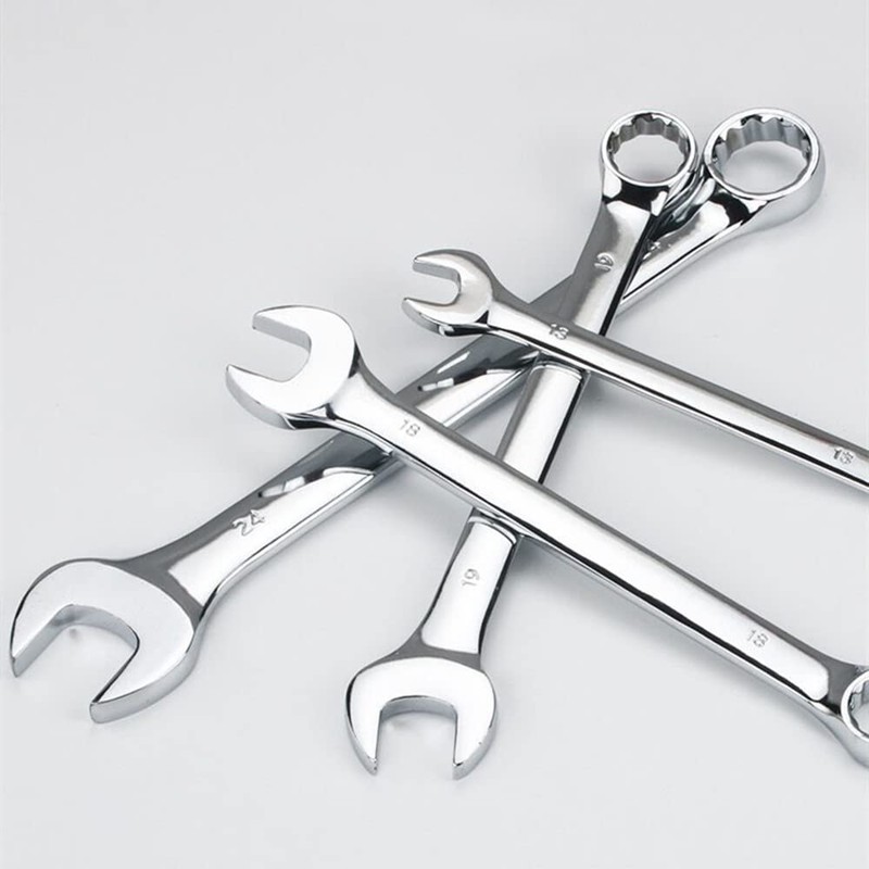 FLZOSPER 17mm Metric Wrench,12-Point Box End Head Combination Wrench Spanner