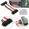 Create idea 2pcs SATA to SAS Data Cable 22 Pin