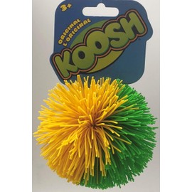 Basic Fun Koosh Ball Sensory Fidget Special Needs Kids Activity Educational Natural Latex (Green/Yellow)