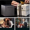 Jlbzyy Non-Open Piggy Bank Fashionable Money Box Stainless Steel Large