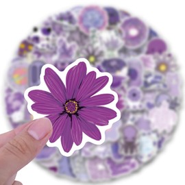 120Pcs Danish Pastel Purple Stickers Purple Aesthetic Graffiti Vinyl Stickers Decals for Laptop Water Bottles Skateboard Luggage Computer Phone. Gifts for Women Girls Kids Teens