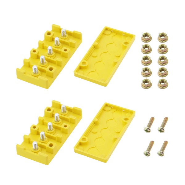 Micro Traders 2PCS Electric Bicycle 5 Pole Phase Connection Box