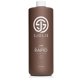 SJOLIE Rapid Spray Tan Solution - Luxe Ultra One Hour Express Tan - Violet Base | Sunless Tanner for Machine (32oz)