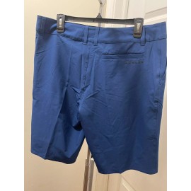 Oakley NWT Oakley Mens Flat Front Hybrid Shorts 5 Pockets Dark Blue 442533 Size 34 S11