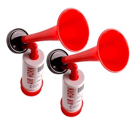 Alipis 2pcs Air Horn Megaphone for Football Events Soccer Party Favors Hand Push Trumpet