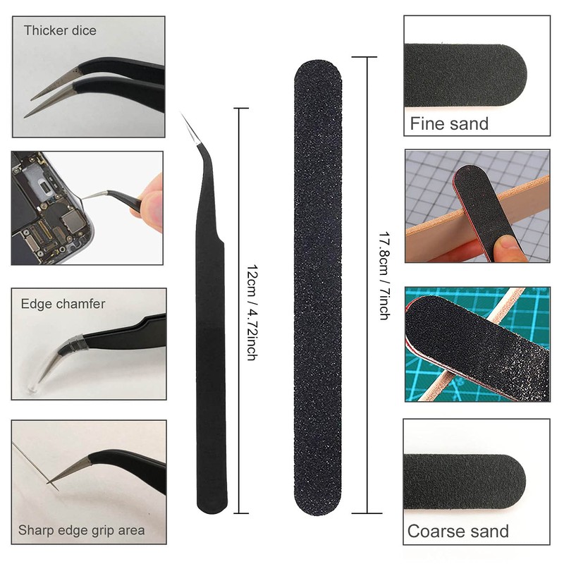 32 Piece 3D Print Tool Kit Includes Debur Tool, Cleaning,