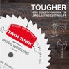 TWIN-TOWN 10-Inch 60 Tooth ATB Finishing Saw Blade with 5/8-Inch