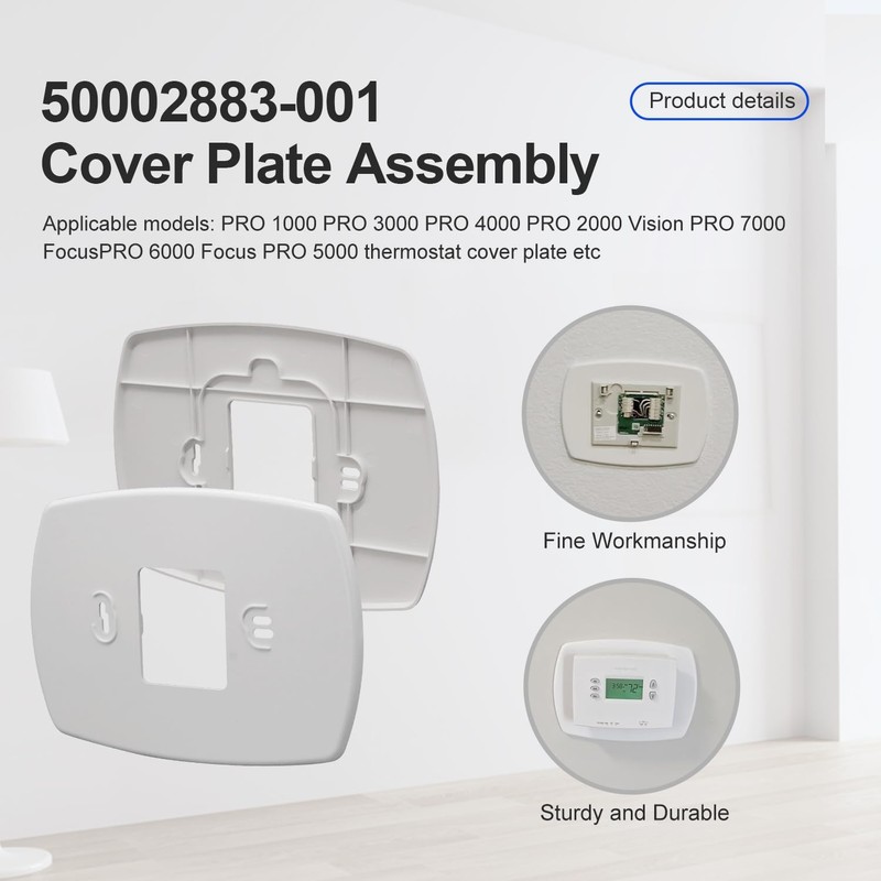 Laofudech 50002883-001 Upgraded Thermostat Wall Plate Coverplate for Honeywell Home