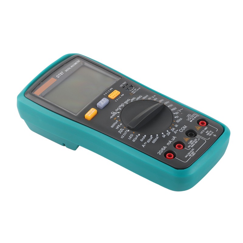 DT87 Multimeter 6000 Counts AC/DC Volt Amp Ohm Capacitance Frequency