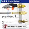 180 PCS Self Drilling Drywall Anchors with Screws Kit, 0.47×1.18