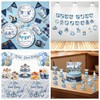 Owelleny Blue Jean Baby Shower Decorations Supplies Boy, Rustic Denim
