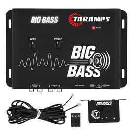 Taramps Big Bass DSP, 22,9 x 7,6 x 22,9 centimeters, Procesador de Graves Profundos para Sistemas de Audio de Coche, Amplificador de Impacto de Subwoofer con Frecuencia Ajustable y Controles de