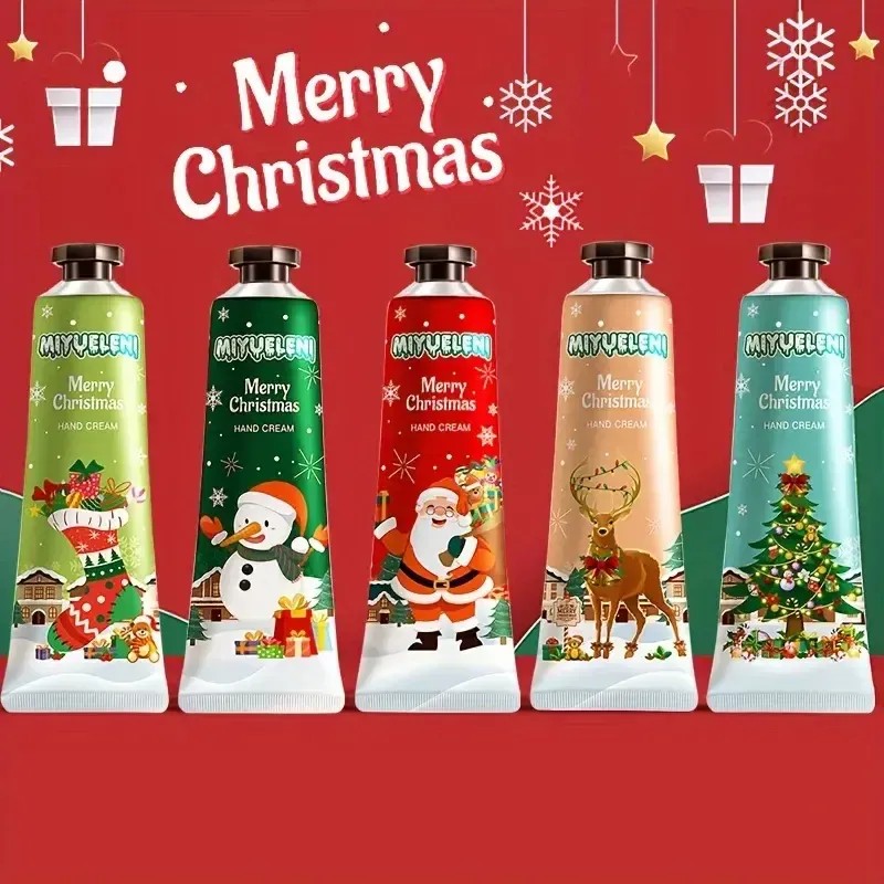 Bmgh Set 10 Cremas De Manos Navidad Hidratantes Viaje Y