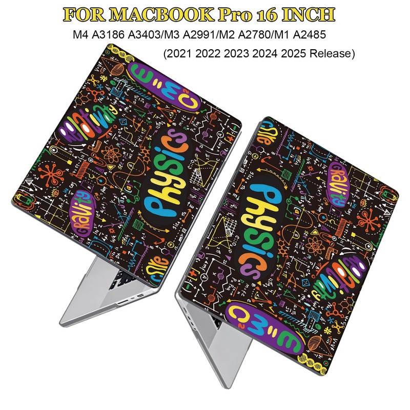 Seanai Physical Formula Pattern Hard Shell Case for MacBook Pro