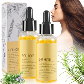 Natural Hair Oil, Forest and Shore Hair Oil, Organic Rosemary Hair Oil for Dry Damaged Hair, Improves Hair Structure, 120 ml, Pack of 2