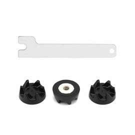3 Pack Blender Coupler for KitchenAid 9704230, Replacement Blender Rubber Coupler Gear Clutch with Spanner, Compatible with KitchenAid KSB52, KSB5, 5KSB52 and 5KSB5