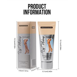 Body Coverage,Bein Make Up Wasserfest - 24h Matte Make-Up Abriebfest Body Coverage Perfector FüR Beine, Bedeckt Makellos Unreinheiten & Betont Beinform - FüR Strand/Event,FüR Alle HauttöNe​-NATURAL