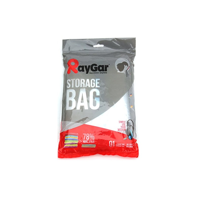 RayGar 6 Bags Pack Vacuum Compressed Storage Saving Bags Clothing,