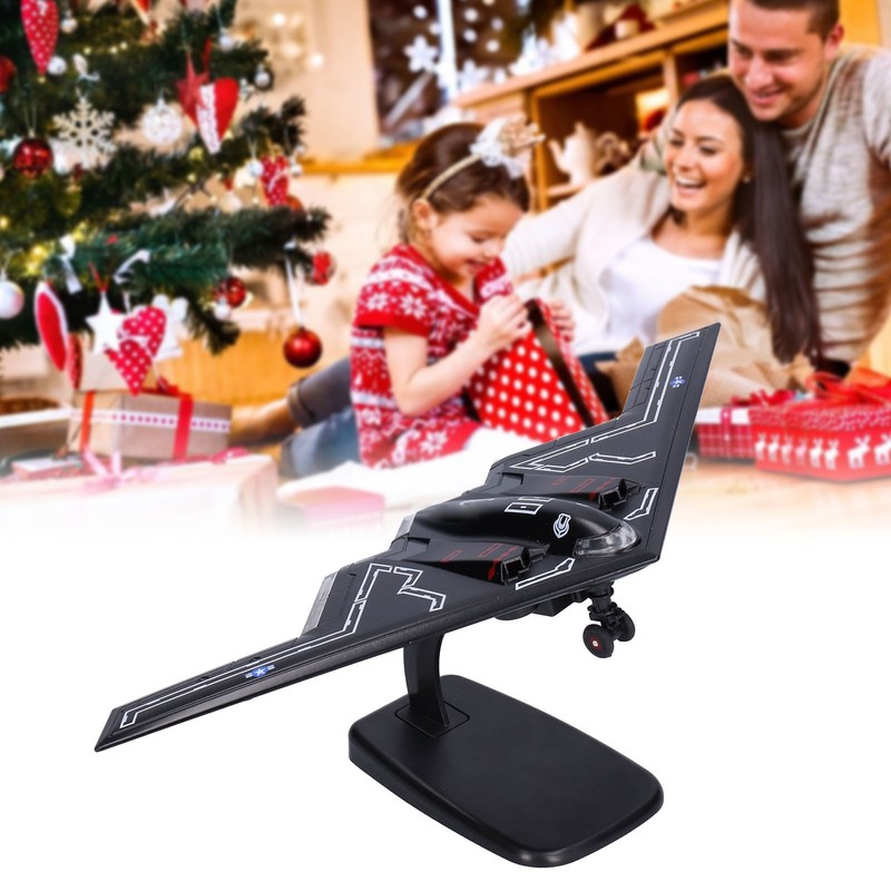 B2 Metal Fighter Plane Model Military Airplane Model Pull Back