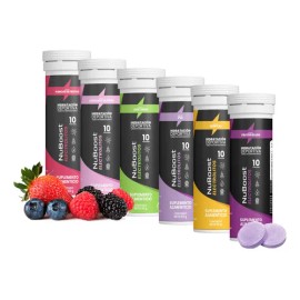 Electrolitos En Tabletas Disolventes 6 Sabores Nuboost Sabor Variado