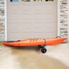 VEVOR Kayak and Canoe Trolley Cart with 10'' Solid Tires，320lbs