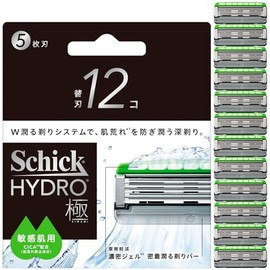 Schick Hydro Pole Sensitive Skin Replacement Blades (12 Count)