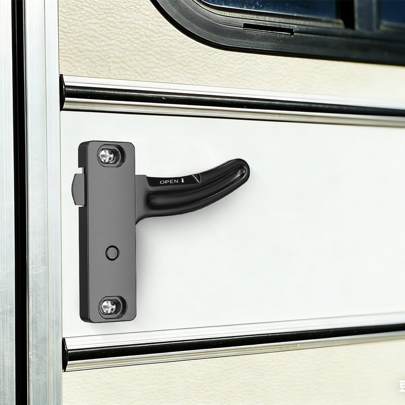 RV Screen Door Latch (Right Hand Replacement Kit) - Aluminum