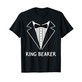 Ring Bearer Wedding Tux Bachelor Ceremony Groom T-Shirt T-Shirt