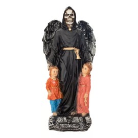 Santa Muerte Protectora De Niños Y Familia Imagen En Resina
