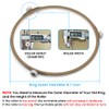 SDTC Tech 8.7" Microwave Turntable Ring with 15mm Rollers |