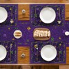 Artoid Mode Purple Mask Beads Mardi Gras Placemats Set of