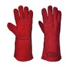 Portwest Welders Gauntlet, Color: Red, Size: XL, A500RERXL