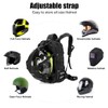 Helmet Backpack for Motorcycle Cycling, Large Capacity Waterproof Helmet Holder,