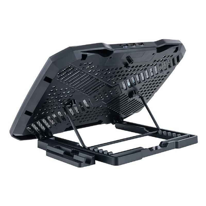 MCO Z0358 Compact Size 2-Way 2FAN Laptop Cooler Black