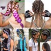 Hair Extension 60 cm Crochet Braids Two Tone Ombre Braiding