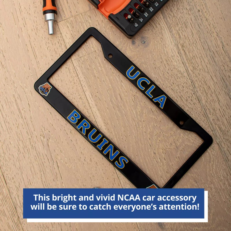 EliteAuto3K UCLA Bruins License Plate Frame Cover – Black &