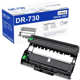 DR730 Drum Unit Replacement for Brother Printers | High-Yield Imaging Unit Compatible with MFC-L2710DW, MFC-L2750DW, HL-L2370DW, DCP-L2550DW & More (1 Pack, Toner Not Included)