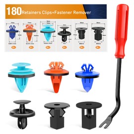 GOOACC - Juego de 180 clips de retención para parachoques de coche, para Lexus Toyota 4Runner Tacoma RAV4 Scion 75495-35010 75397-35010 90189-06065 90189-06013 90189-06028 904 7-077-07201 90467-10188