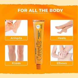 CAROTIS | Crema Iluminadora de Piel 50g | Aclarante y Despigmentante para Rostro, Codos, Rodillas y Axilas | Con Concentrado de Zanahoria, Hidratante 