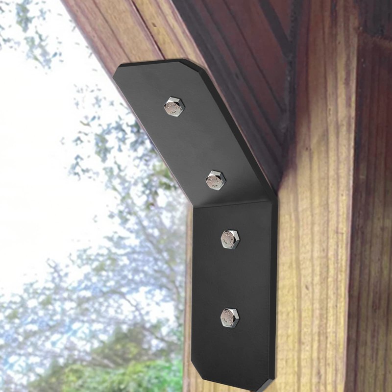 Fanmao 4 Pcs 45 Degree Angle Brackets for 4x4 Nominal