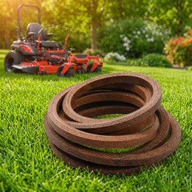 Promrmr Aramid Cord Dry Wrapped V-Belt, 885714YP Mower Deck Drive Belt Compatible with Ferris 400s Series 48" Deck Lawn Mower, Drive V-Belt 112.48", Lawn Tractor 48 Inch Deck V-Belt Replacement