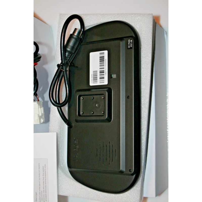 ASA Electronics VOM74MM Rearview Mirror Monitor with Wiring Harness &